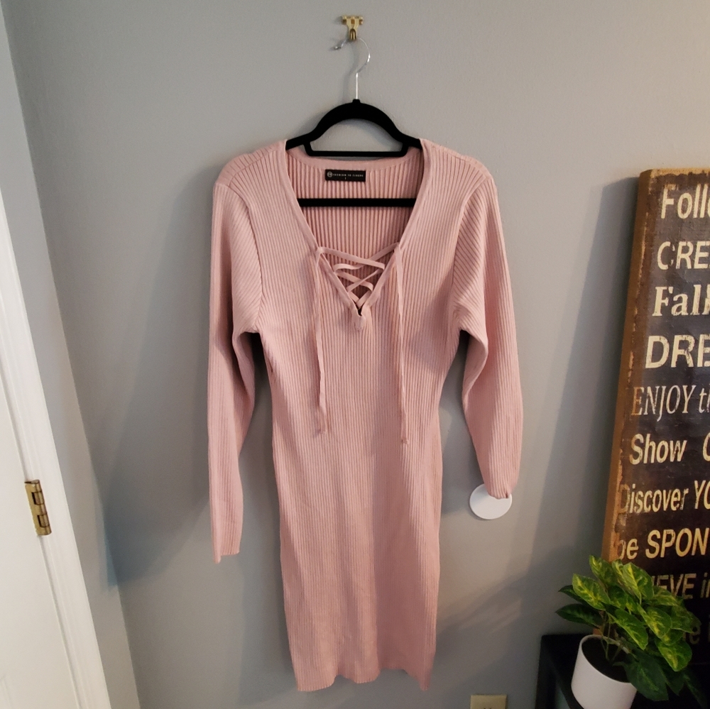 F2F Sweater bodycon dress